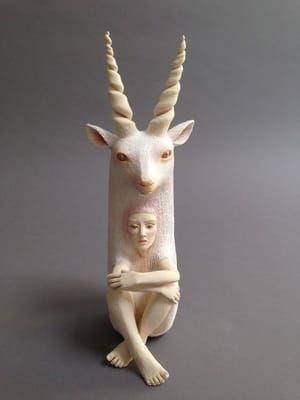 Artwork Title: Habitats Collide: Markhor