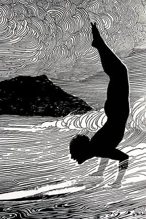 Artwork Title: Surfer and Waikiki