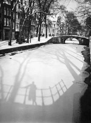 Artwork Title: Self Portrait on a Frozen Canal