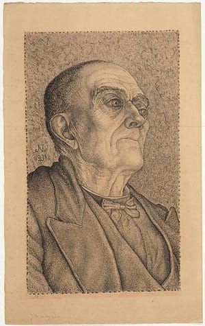 Artwork Title: Drawing of an Old Farmer