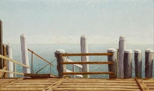 Artwork Title: Landing Stage at Lake Veere