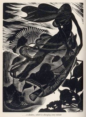 Artwork Title: ...a shadow which is changing every minute. Illustration from Consider The Lilies