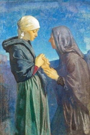 Artwork Title: Mary and Elizabeth