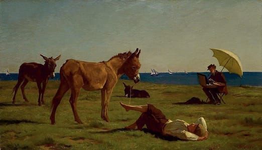 Artwork Title: The Artist and his Model