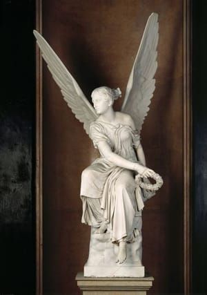 Artwork Title: Seated Victoria Throwing a Wreath