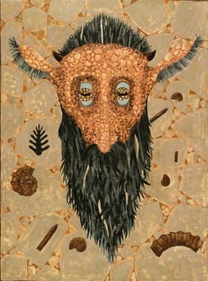 Artwork Title: Illustration from The Red Book by C. G. Jung, Page 122A