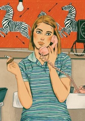 Artwork Title: The Royal Tenenbaums: Margot Phone