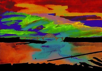 Artwork Title: Newport Bay 2007, Photo Redo