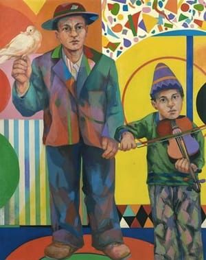 Artwork Title: Doveman at the Midway