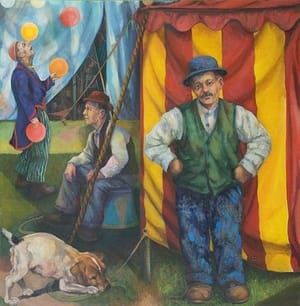 Artwork Title: The Midway and the Men Who Stole Dolph's