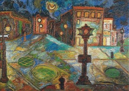 Artwork Title: Greenwich Village Beauford Delaney
