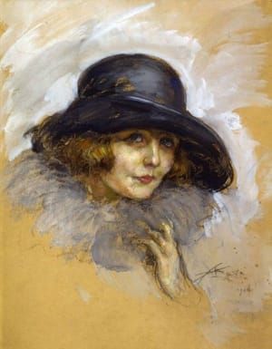 Artwork Title: Woman's Head with Hat
