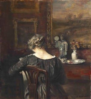 Artwork Title: Interior with the Artist's Wife