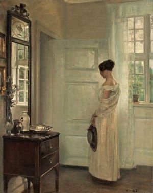 Artwork Title: Salon Interior With A Woman