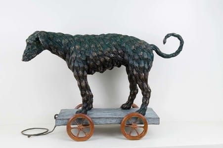 Artwork Title: Hand-dog Pull Toy