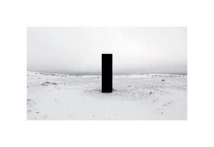Artwork Title: Color Field, Black. W 0º59’55” N 40º11’48”