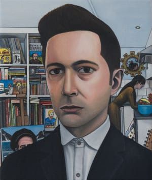 Artwork Title: Self Portrait with Mirror