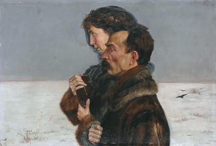 Artwork Title: Self Portrait with His Future Wife