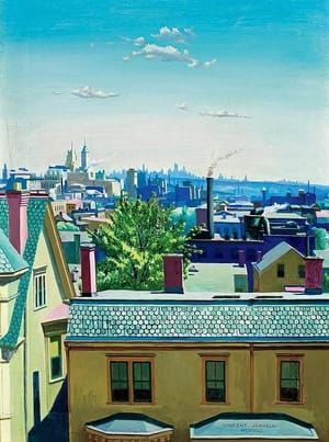 Artwork Title: Rooftops