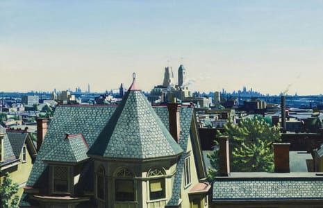Artwork Title: View of Jersey City Looking toward the New York City Skyline