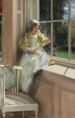 Artwork Title: A Looking out o’Window, Sunshine