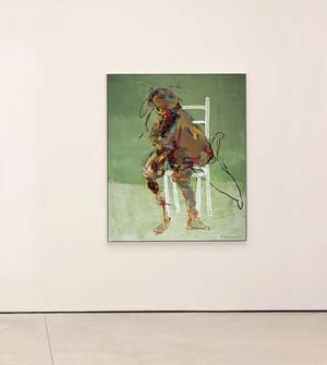 Artwork Title: Human on a Chair #1