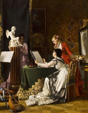 Artwork Title: La Leçon de dessin (The Drawing Lesson)