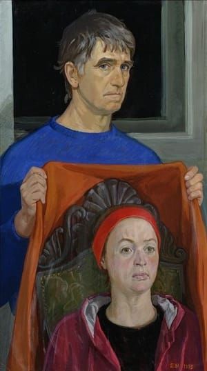 Artwork Title: Self Portrait with Nina