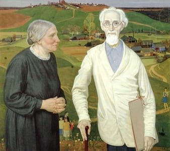 Artwork Title: Artist’s Family. The Chernyshevs