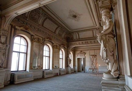 Artwork Title: The White Drawing Room, Stieglitz Mansion