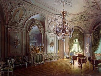 Artwork Title: The Concert Hall, Stieglitz Mansion