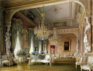 Artwork Title: The White Drawing Room, Stieglitz Mansion