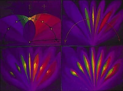 Artwork Title: 4 Wavepaintings