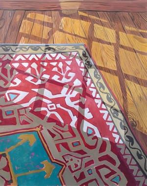 Artwork Title: Light on Rug