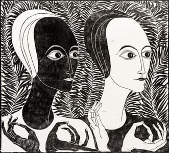 Artwork Title: Zwei Freundinnen (Two Friends)