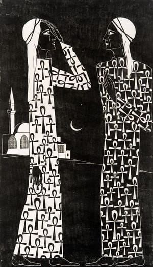 Artwork Title: Zwei Araber (Two Arabs)