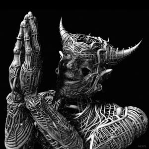 Artwork Title: Praying Devil