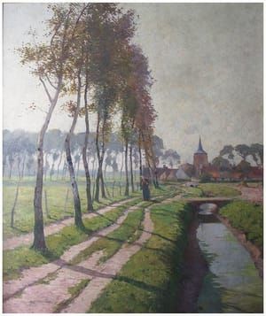 Artwork Title: Gezicht op Poeke (View of Poeke)