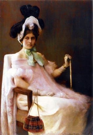 Artwork Title: The 1830 Girl (Portrait of Miss M.P. in Louis Philippe Costume)