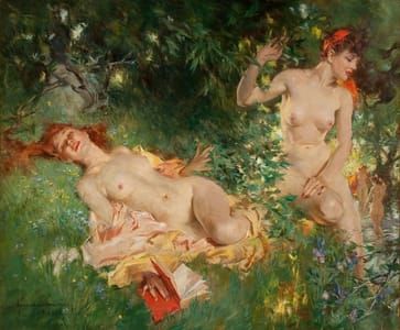 Artwork Title: Nymphs in Summer