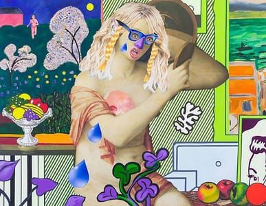 Artwork Title: Woman at her Toilette