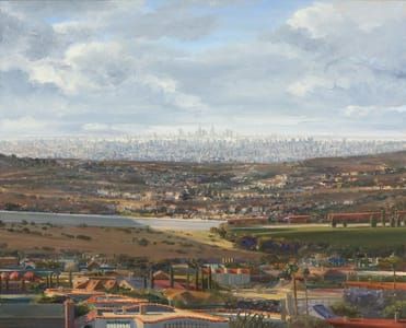 Artwork Title: Downtown L.A. Seen From Beachwood Canyon