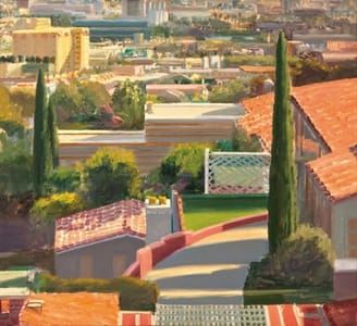 Artwork Title: West Hollywood Seen From St. Ives St