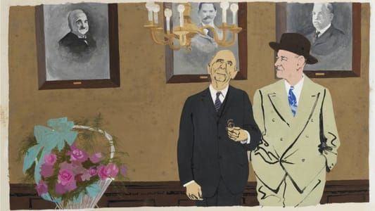 Artwork Title: Two Men/Basket Flowers
