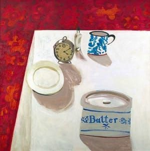 Artwork Title: Still Life with Clock