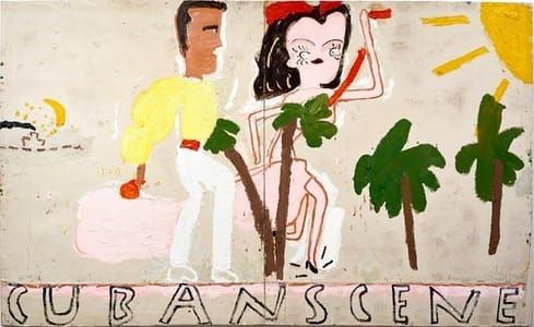 Artwork Title: Cuban Scene, Smoke