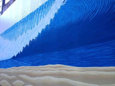 Artwork Title: 33-yard Mural in Kahata Fukuoka, Japan
