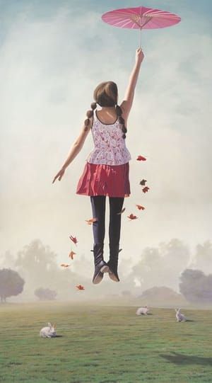 Artwork Title: The Girl Who Circumnavigated the World in a Dream of Her Own Making  72 x 40 -