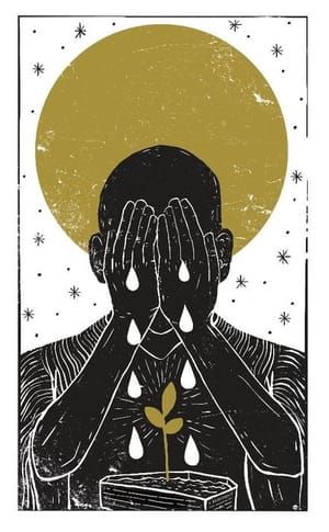Artwork Title: The Sorrowful Saint