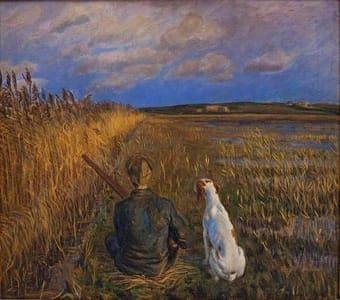 Artwork Title: På andetræk (At Duck Migration)